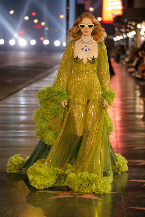 gucci sfilata 2021|Gucci runway dresses.